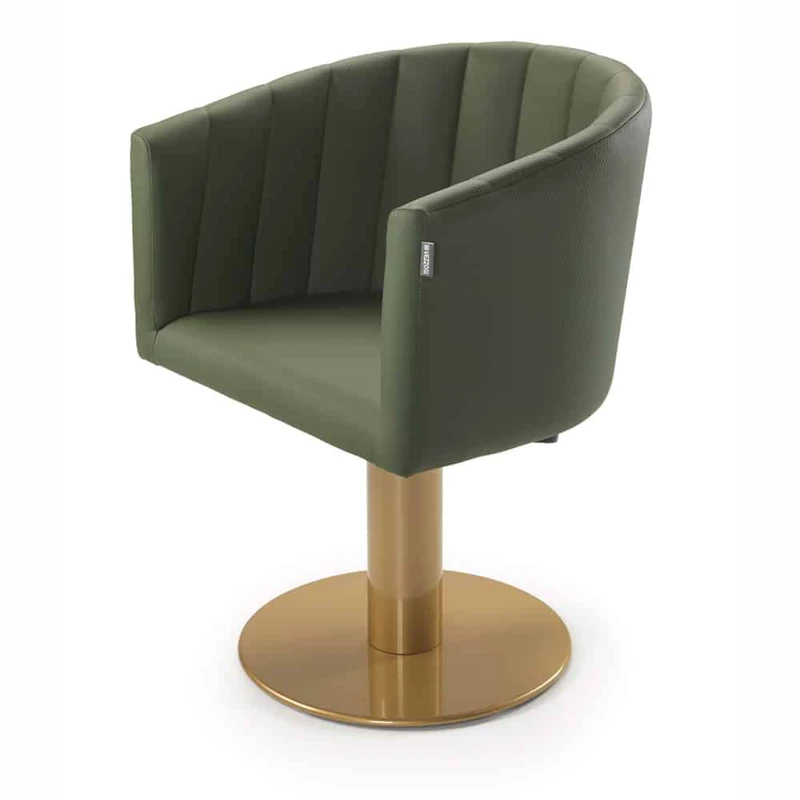 poltrona per parrucchieri elegante oro fancy