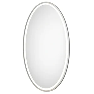 specchiera ovale led per parrucchieri
