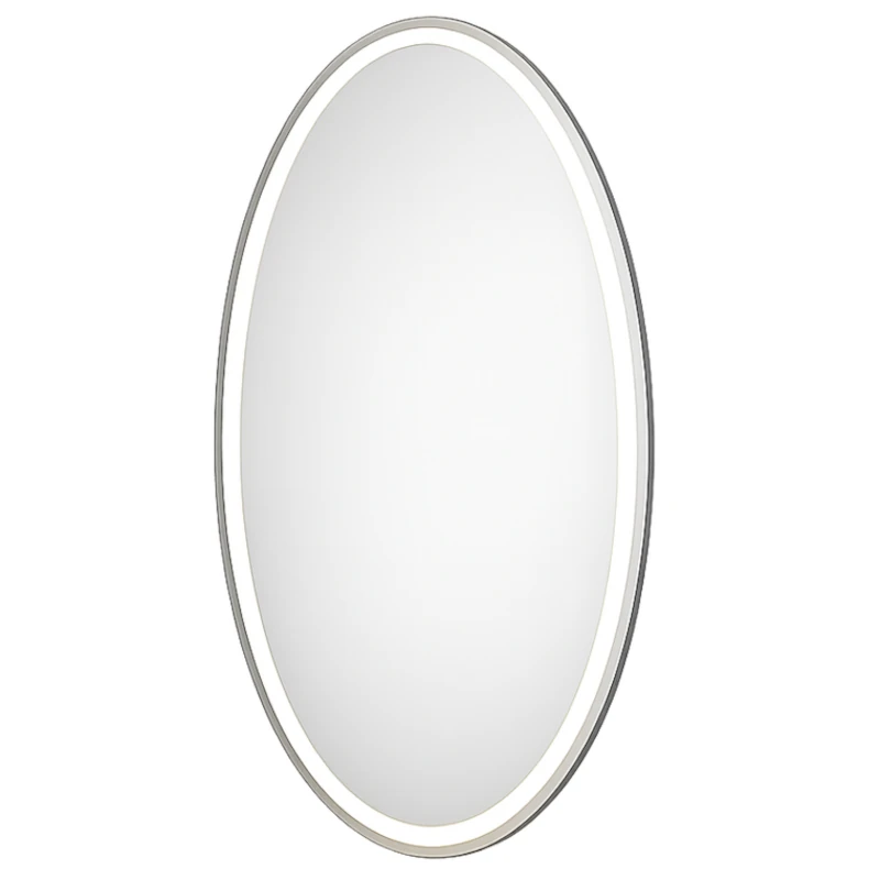 specchiera ovale led per parrucchieri