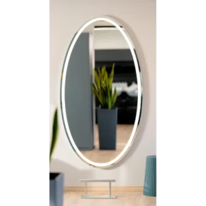 specchiera ovale illuminata Ring