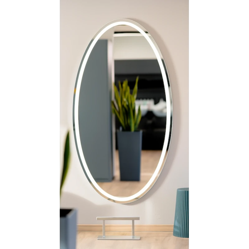 specchiera ovale illuminata Ring