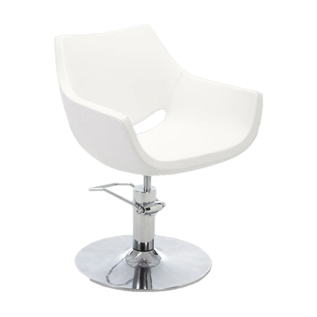poltrona per parrucchieri bianca Joy