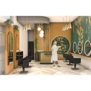 salone completo parrucchieri oro