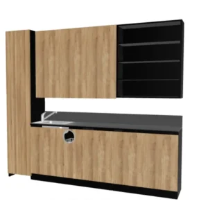 mobile retrolavaggio con lavandino