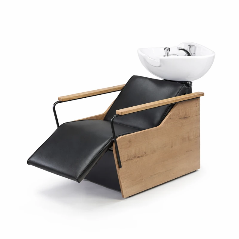 lavatesta con massaggio stile industriale nero I love NY