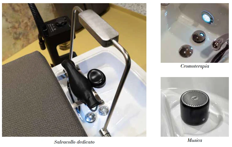optional lettino spa Parrucchieri shirobody