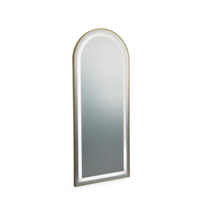 specchiera cornice oro illuminata RIM