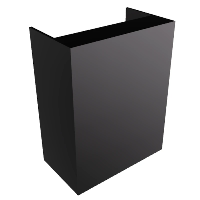 cassa per parrucchieri piccola ed economica nera