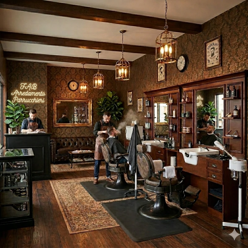 mobile per barbiere classico