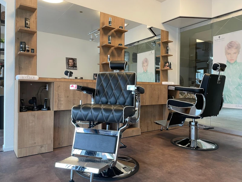 poltrona barbiere negozio industriale