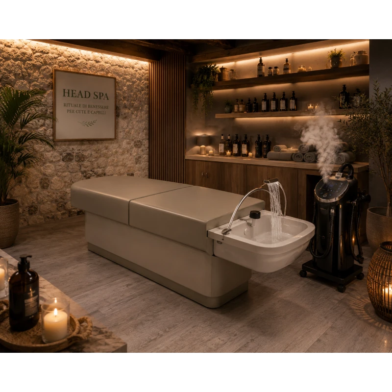 lettino hairspa shirobody ambientato